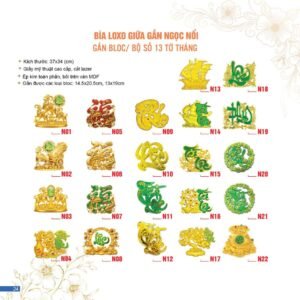 Lịch Bìa Treo 2027 AC Mẫu AC15 (37 x 34 cm) Ấn Phẩm Quà Tết Ngân Hàng & Tài Chính VIP in logo doanh nghiệp quà tặng Tết tại Quà Tặng Ngân Hàng