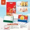 Lịch Bàn Chữ M (Có Note 52 Tuần) 2027 AH Mẫu AH47 - Thuận Buồm Xuôi Gió (24 x 16cm) Ấn Phẩm Quà Tết Ngân Hàng & Tài Chính VIP in logo doanh nghiệp quà tặng Tết tại Quà Tặng Ngân Hàng