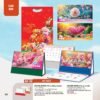 Lịch Bàn Chữ M (Có Note 52 Tuần) 2027 AH Mẫu AH50 - Lộc Xuân (24 x 16cm) Ấn Phẩm Quà Tết Ngân Hàng & Tài Chính VIP in logo doanh nghiệp quà tặng Tết tại Quà Tặng Ngân Hàng