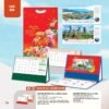 Lịch Bàn Chữ M (Có Note 52 Tuần) 2027 AH Mẫu AH53 - Tinh Hoa Việt Nam (24 x 16cm) Ấn Phẩm Quà Tết Ngân Hàng & Tài Chính VIP in logo doanh nghiệp quà tặng Tết tại Quà Tặng Ngân Hàng