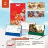 Lịch Bàn Chữ M (Có Note 52 Tuần) 2027 AH Mẫu AH56 (24 x 16cm) Ấn Phẩm Quà Tết Ngân Hàng & Tài Chính VIP in logo doanh nghiệp quà tặng Tết tại Quà Tặng Ngân Hàng