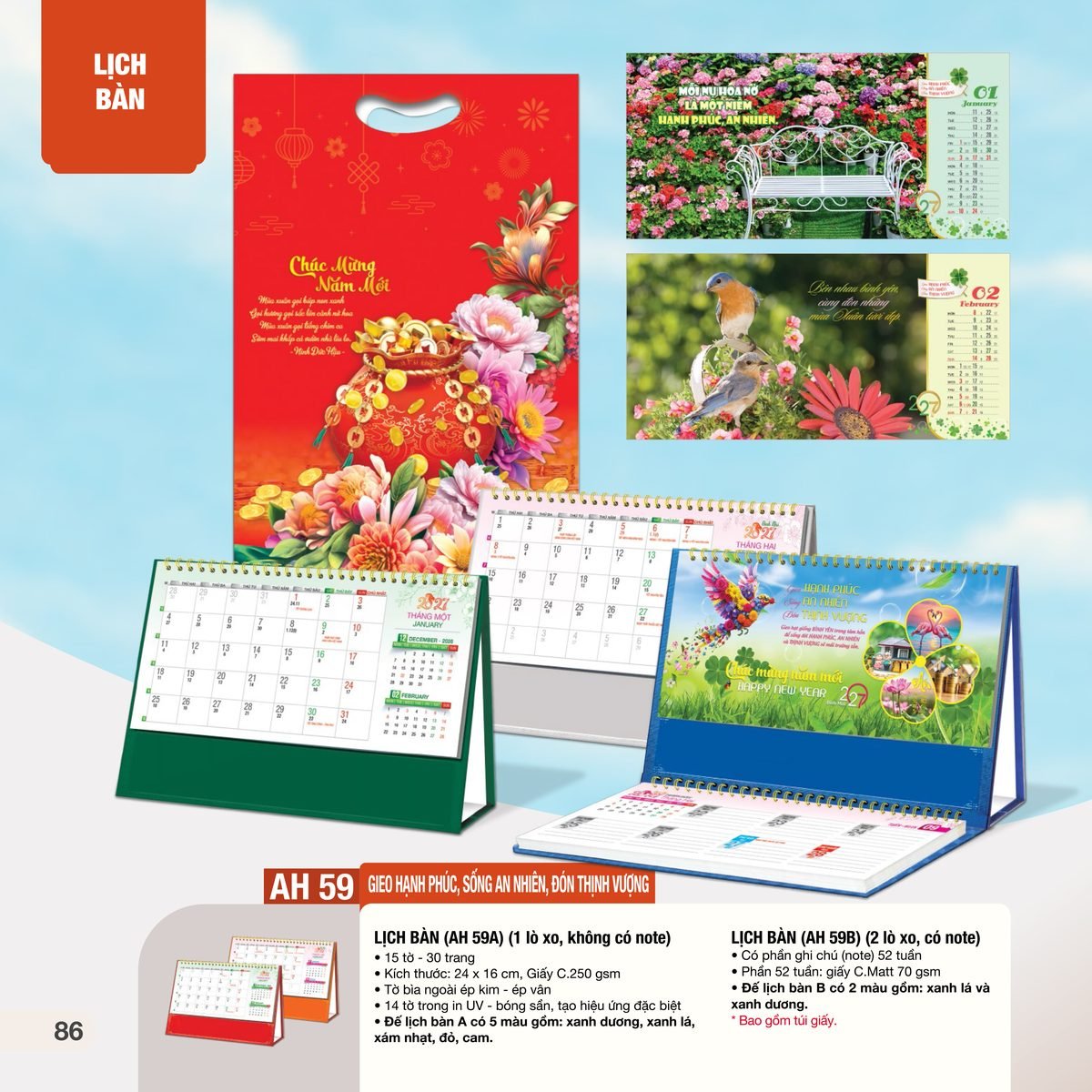 Lịch Bàn Chữ M (Có Note 52 Tuần) 2027 AH Mẫu AH59 (24 x 16cm) Ấn Phẩm Quà Tết Ngân Hàng & Tài Chính VIP Lịch Bàn Chữ M (Có Note 52 Tuần) 2027 AH Mẫu AH59 (24 x 16cm) Ấn Phẩm Quà Tết Ngân Hàng & Tài Chính VIP in logo doanh nghiệp quà tặng Tết tại Quà Tặng Ngân Hàng