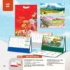 Lịch Bàn Chữ M (Có Note 52 Tuần) 2027 AH Mẫu AH62 (24 x 16cm) Ấn Phẩm Quà Tết Ngân Hàng & Tài Chính VIP in logo doanh nghiệp quà tặng Tết tại Quà Tặng Ngân Hàng