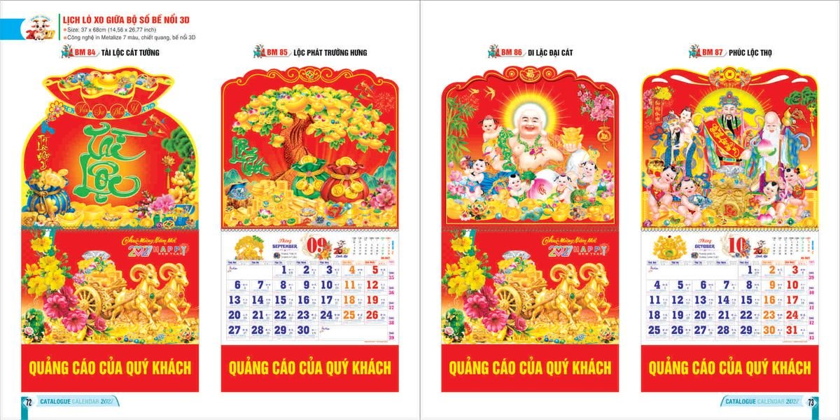 Lịch Bloc 2027 Bình Minh BM36 Ấn Phẩm Quà Tết Ngân Hàng & Tài Chính VIP