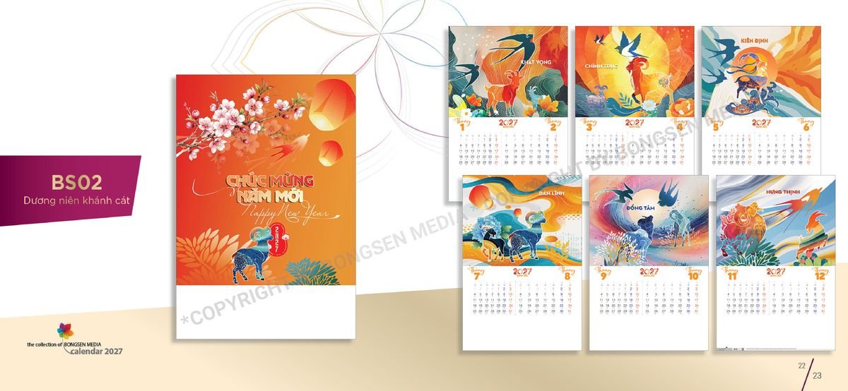 Lịch Bloc Siêu Cực Đại 2027 Bông Sen BS12 Ấn Phẩm Quà Tết Ngân Hàng & Tài Chính VIP Lịch Bloc Siêu Cực Đại 2027 Bông Sen BS12 Ấn Phẩm Quà Tết Ngân Hàng & Tài Chính VIP