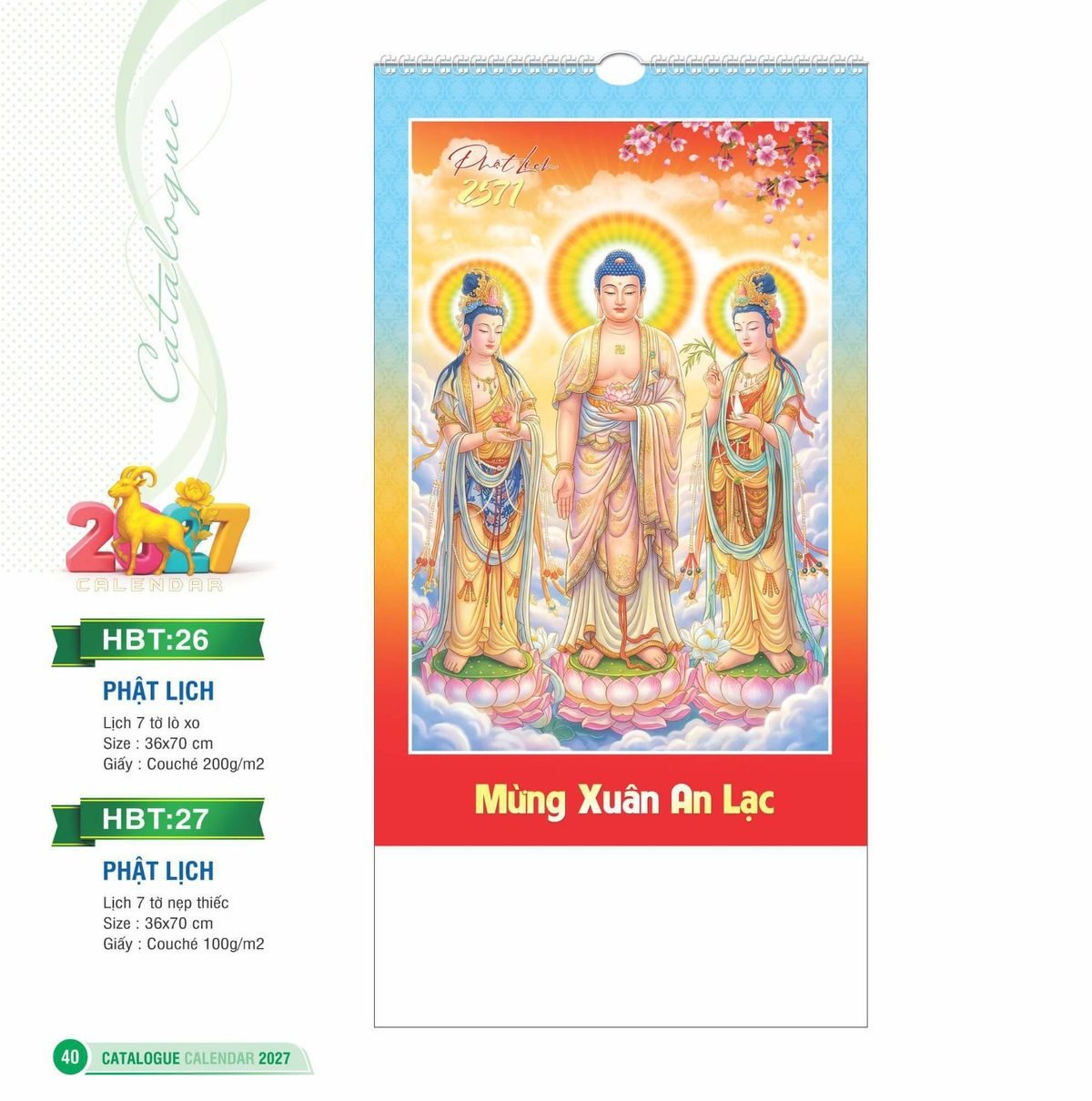 Lịch Treo Tường Lò Xo 2027 HBT Mẫu HBT26 (36 x 70cm) Ấn Phẩm Quà Tết Ngân Hàng & Tài Chính VIP Lịch Treo Tường Lò Xo 2027 HBT Mẫu HBT26 (36 x 70cm) Ấn Phẩm Quà Tết Ngân Hàng & Tài Chính VIP in logo doanh nghiệp quà tặng Tết tại Quà Tặng Ngân Hàng