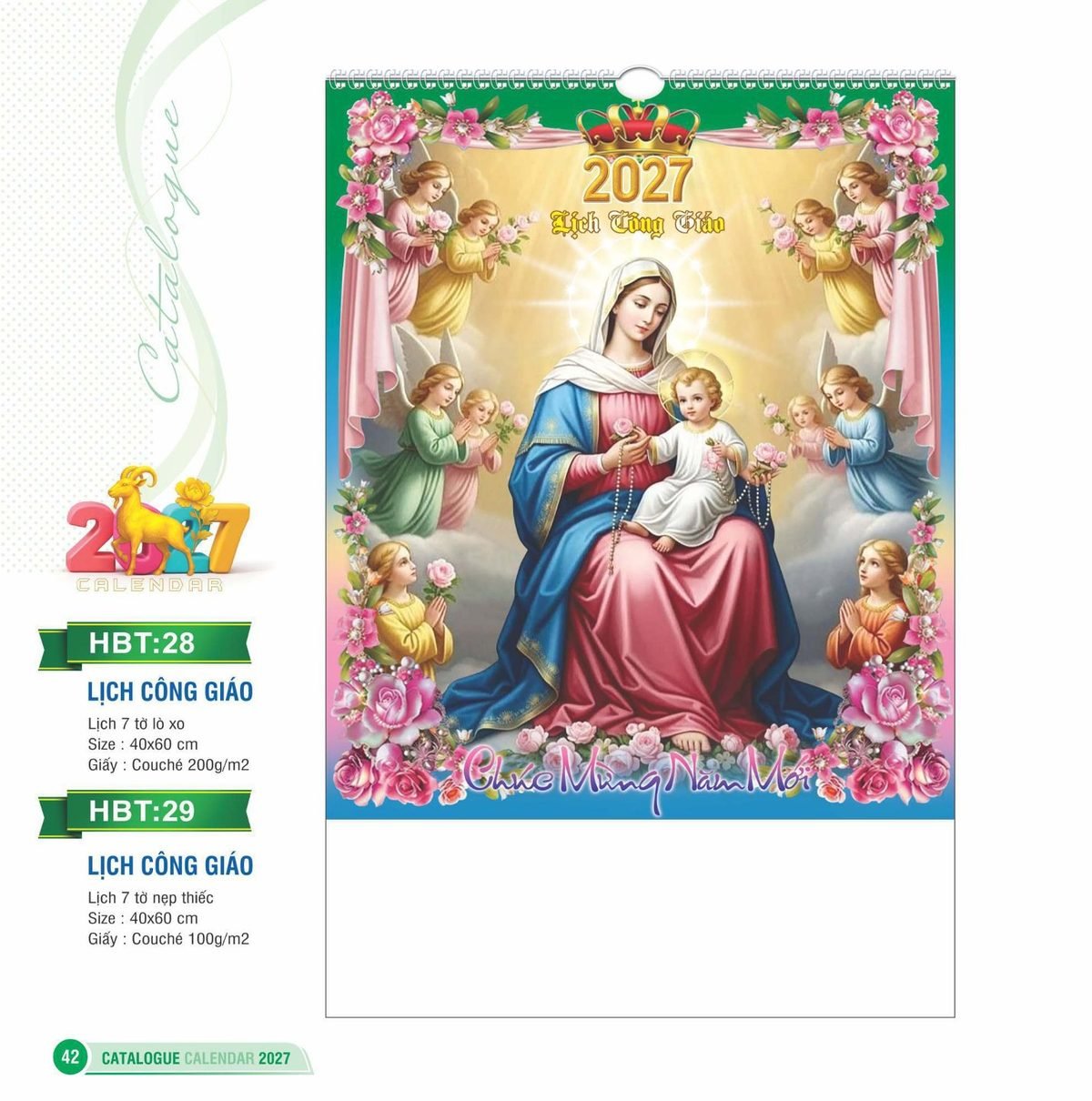 Lịch Treo Tường Lò Xo 2027 HBT Mẫu HBT28 (40 x 60cm) Ấn Phẩm Quà Tết Ngân Hàng & Tài Chính VIP Lịch Treo Tường Lò Xo 2027 HBT Mẫu HBT28 (40 x 60cm) Ấn Phẩm Quà Tết Ngân Hàng & Tài Chính VIP in logo doanh nghiệp quà tặng Tết tại Quà Tặng Ngân Hàng