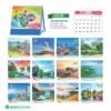 Lịch Để Bàn 2027 HBT Mẫu HBT36 (19 x 21cm) Ấn Phẩm Quà Tết Ngân Hàng & Tài Chính VIP in logo doanh nghiệp quà tặng Tết tại Quà Tặng Ngân Hàng