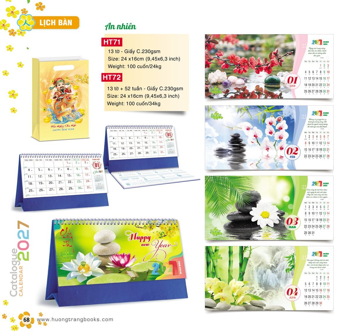 Lịch Để Bàn 2027 HT Mẫu HT71 (24 x 16cm) Ấn Phẩm Quà Tết Ngân Hàng & Tài Chính VIP Lịch Để Bàn 2027 HT Mẫu HT71 (24 x 16cm) Ấn Phẩm Quà Tết Ngân Hàng & Tài Chính VIP in logo doanh nghiệp quà tặng Tết tại Quà Tặng Ngân Hàng