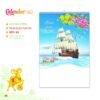 Lịch Treo Tường Lò Xo 2027 MT Mẫu MT23 - Thuận Buồm Xuôi Gió (40 x 60cm) Ấn Phẩm Quà Tết Ngân Hàng & Tài Chính VIP in logo doanh nghiệp quà tặng Tết tại Quà Tặng Ngân Hàng