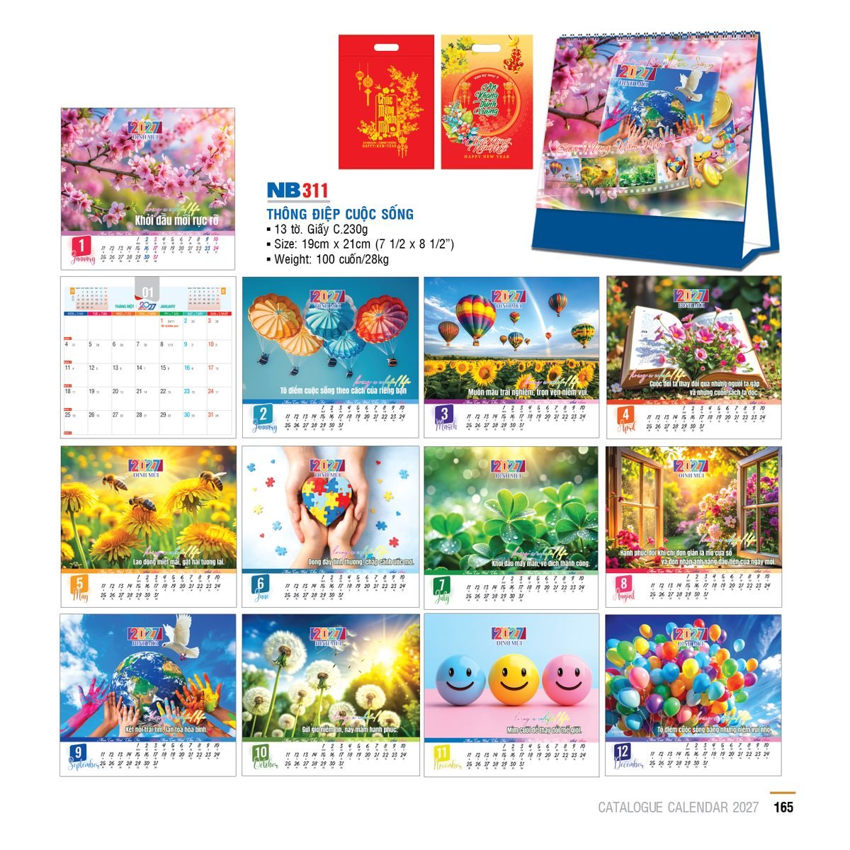 Lịch Bloc 2027 NB Mẫu NB311 (29 x 41 cm) Ấn Phẩm Quà Tết Ngân Hàng & Tài Chính VIP Lịch Bloc 2027 NB Mẫu NB311 (29 x 41 cm) Ấn Phẩm Quà Tết Ngân Hàng & Tài Chính VIP in logo doanh nghiệp quà tặng Tết tại Quà Tặng Ngân Hàng