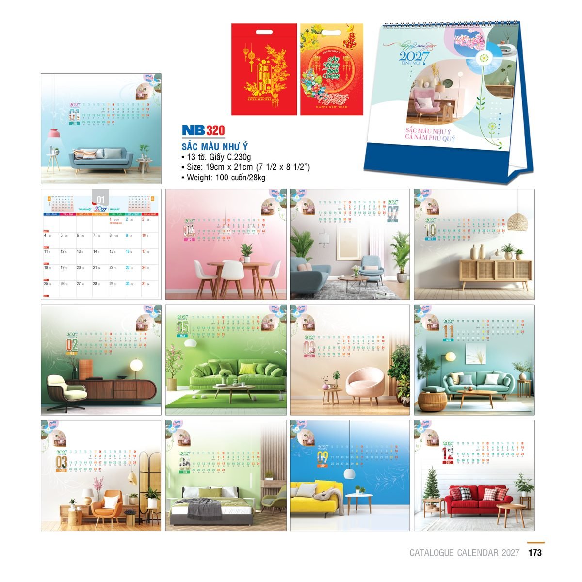 Lịch Bloc 2027 NB Mẫu NB320 (31 x 23 cm) Ấn Phẩm Quà Tết Ngân Hàng & Tài Chính VIP Lịch Bloc 2027 NB Mẫu NB320 (31 x 23 cm) Ấn Phẩm Quà Tết Ngân Hàng & Tài Chính VIP in logo doanh nghiệp quà tặng Tết tại Quà Tặng Ngân Hàng