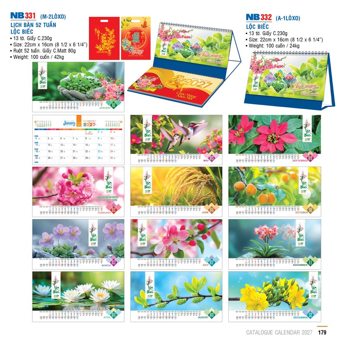 Lịch Để Bàn 2027 NB Mẫu NB331 (16 x 24 cm) Ấn Phẩm Quà Tết Ngân Hàng & Tài Chính VIP Lịch Để Bàn 2027 NB Mẫu NB331 (16 x 24 cm) Ấn Phẩm Quà Tết Ngân Hàng & Tài Chính VIP in logo doanh nghiệp quà tặng Tết tại Quà Tặng Ngân Hàng