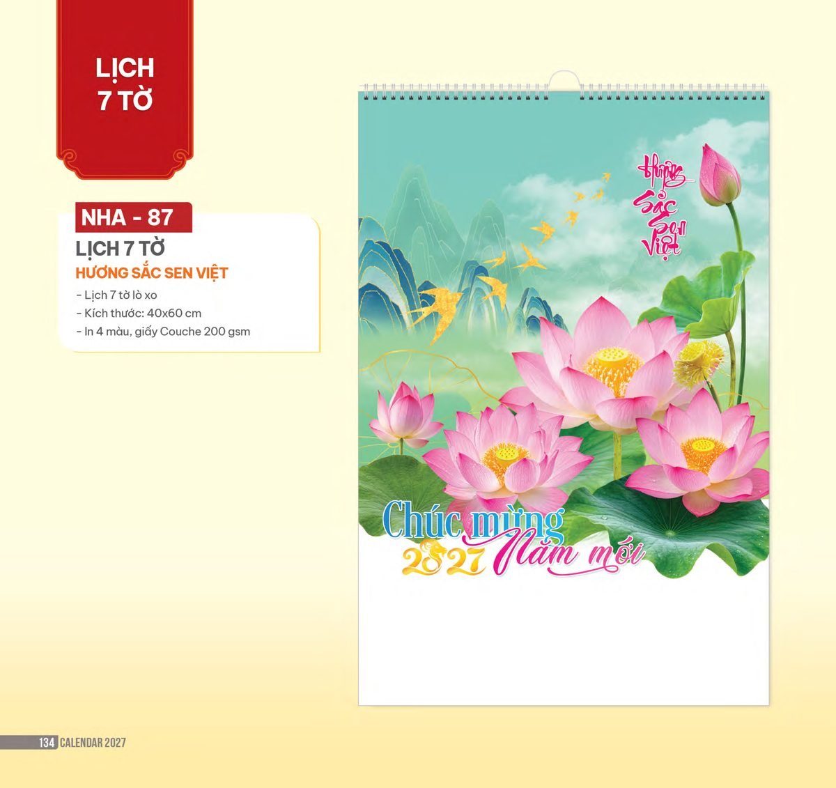 Lịch Treo Tường Lò Xo 2027 NHA Mẫu NHA87 (40 x 60cm) Ấn Phẩm Quà Tết Ngân Hàng & Tài Chính VIP Lịch Treo Tường Lò Xo 2027 NHA Mẫu NHA87 (40 x 60cm) Ấn Phẩm Quà Tết Ngân Hàng & Tài Chính VIP in logo doanh nghiệp quà tặng Tết tại Quà Tặng Ngân Hàng