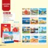 Lịch Bàn Chữ A 2027 NHA Mẫu NHA92 - Thế Giới Muôn Màu (17 x 19cm) Ấn Phẩm Quà Tết Ngân Hàng & Tài Chính VIP in logo doanh nghiệp quà tặng Tết tại Quà Tặng Ngân Hàng