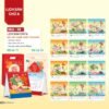 Lịch Bàn Chữ A 2027 NHA Mẫu NHA98 (17 x 19cm) Ấn Phẩm Quà Tết Ngân Hàng & Tài Chính VIP in logo doanh nghiệp quà tặng Tết tại Quà Tặng Ngân Hàng