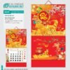 Lịch Bìa Treo 2027 NH Mẫu NH2021 (37 x 68cm) Ấn Phẩm Quà Tết Ngân Hàng & Tài Chính VIP in logo doanh nghiệp quà tặng Tết tại Quà Tặng Ngân Hàng
