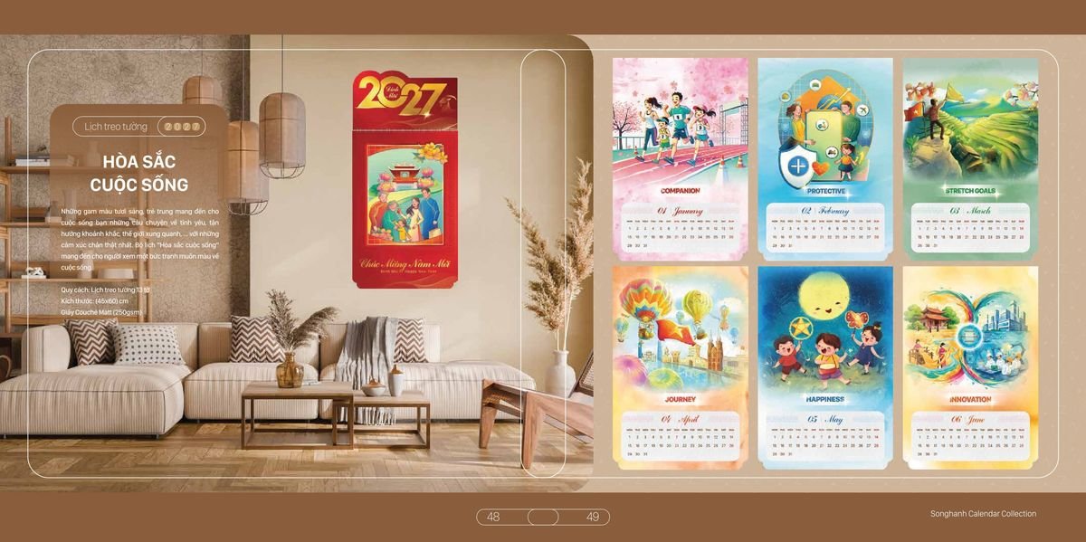 Lịch Bloc Cao Cấp SH 2027 SH19 Ấn Phẩm Quà Tết Ngân Hàng & Tài Chính VIP Lịch Bloc Cao Cấp SH 2027 SH19 Ấn Phẩm Quà Tết Ngân Hàng & Tài Chính VIP