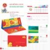 Lịch Để Bàn 2027 TD Mẫu TD43 (14 x 24cm) Ấn Phẩm Quà Tết Ngân Hàng & Tài Chính VIP in logo doanh nghiệp quà tặng Tết tại Quà Tặng Ngân Hàng