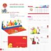 Lịch Để Bàn 2027 TD Mẫu TD45 (14 x 24cm) Ấn Phẩm Quà Tết Ngân Hàng & Tài Chính VIP in logo doanh nghiệp quà tặng Tết tại Quà Tặng Ngân Hàng
