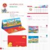 Lịch Để Bàn 2027 TD Mẫu TD48 (14 x 24cm) Ấn Phẩm Quà Tết Ngân Hàng & Tài Chính VIP in logo doanh nghiệp quà tặng Tết tại Quà Tặng Ngân Hàng