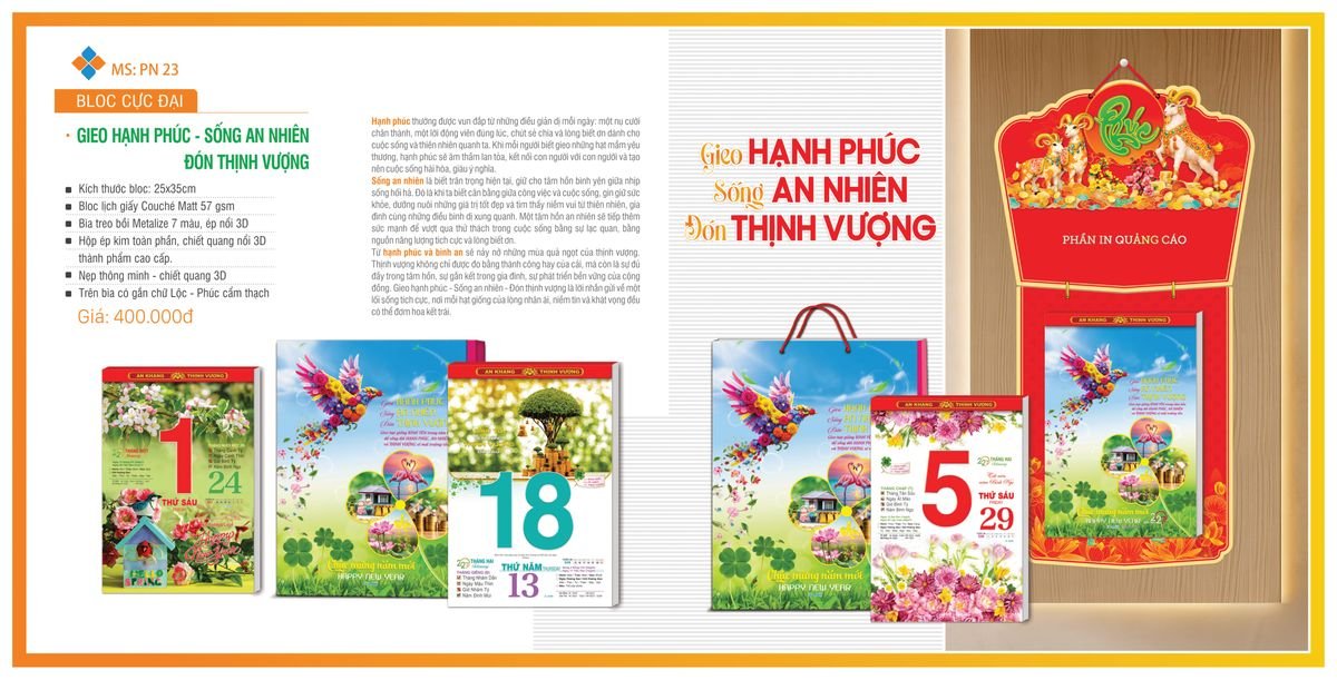 Lịch Bloc TPN 2027 TPNBLOC26 Ấn Phẩm Quà Tết Ngân Hàng & Tài Chính VIP