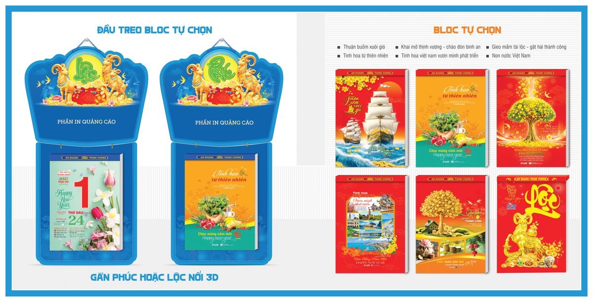 Lịch Bloc TPN 2027 TPNBLOC49 Ấn Phẩm Quà Tết Ngân Hàng & Tài Chính VIP