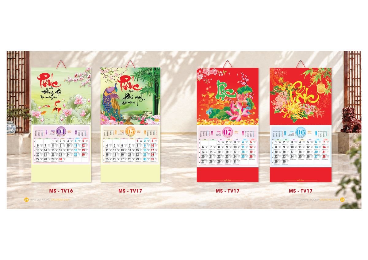 Lịch Bloc Cực Đại 2027 TV11 Ấn Phẩm Quà Tết Ngân Hàng & Tài Chính VIP