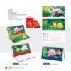Lịch Bàn Chữ M (Có Note 52 Tuần) 2027 VL Mẫu VLLB13 (24 x 11cm) Ấn Phẩm Quà Tết Ngân Hàng & Tài Chính VIP in logo doanh nghiệp quà tặng Tết tại Quà Tặng Ngân Hàng